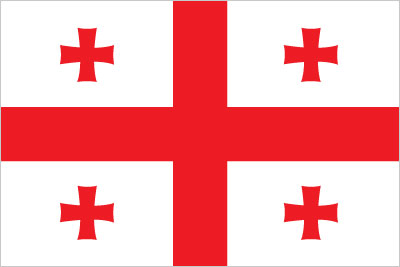 Flagge von Georgien
