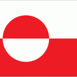 Flagge von Grönland