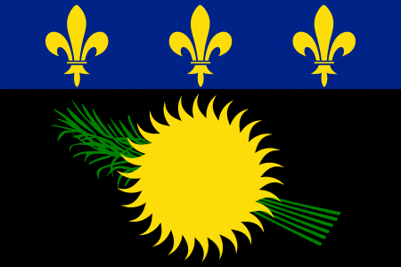 Flagge von Guadeloupe