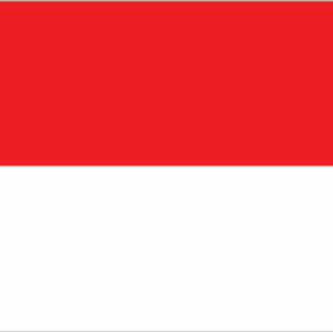 Flagge von Indonesien