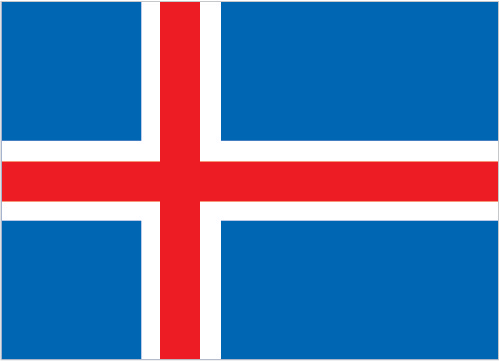 Flagge von Island