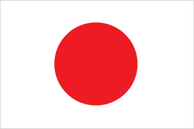 Flagge von Japan