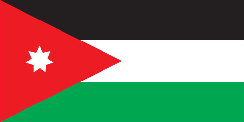 Flagge von Jordanien