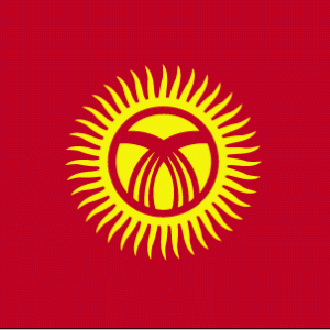 Flagge von Kirgisien