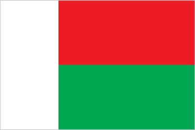 Flagge von Madagaskar