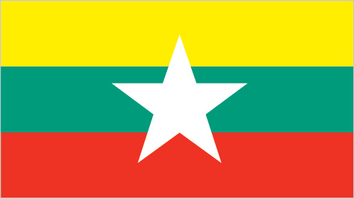 Flagge von Myanmar