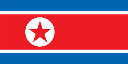 Flagge von Nordkorea