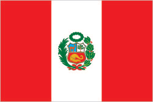 Flagge von Peru