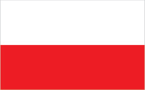 Flagge von Polen