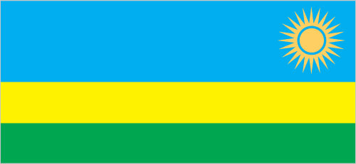 Flagge von Ruanda