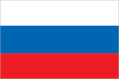Flagge von Russland (Asien)