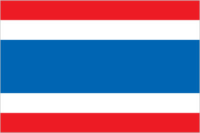 Flagge von Thailand