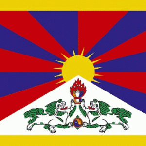 Flagge von Tibet