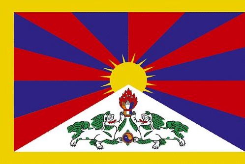 Flagge von Tibet