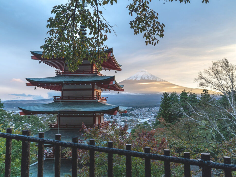 Blick zum Fuji-san
