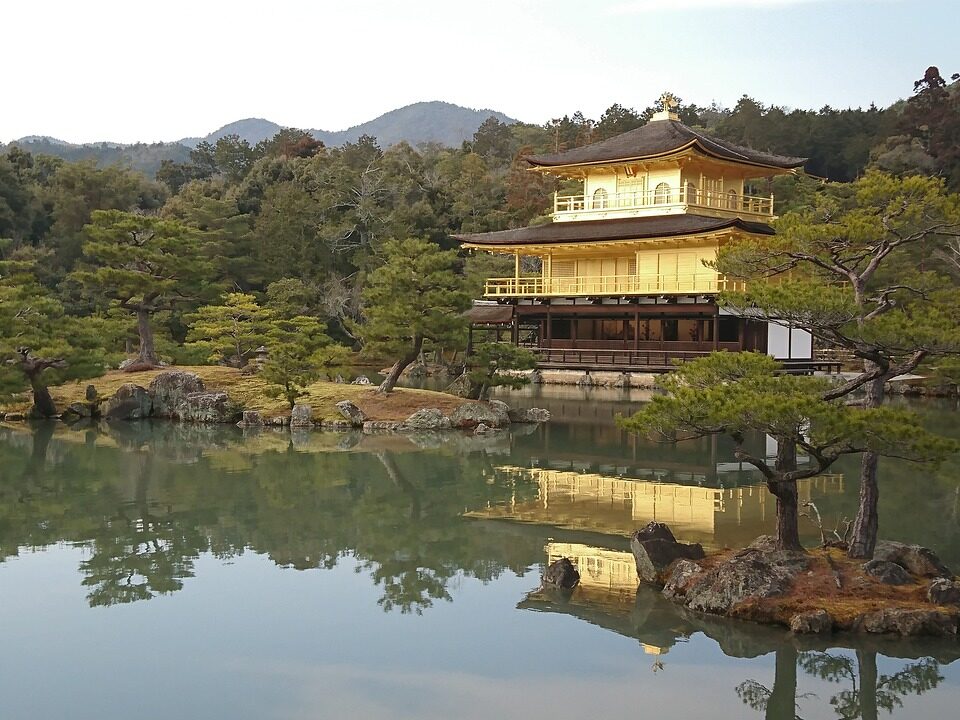 Der "Goldene Pavillon" in Kyoto