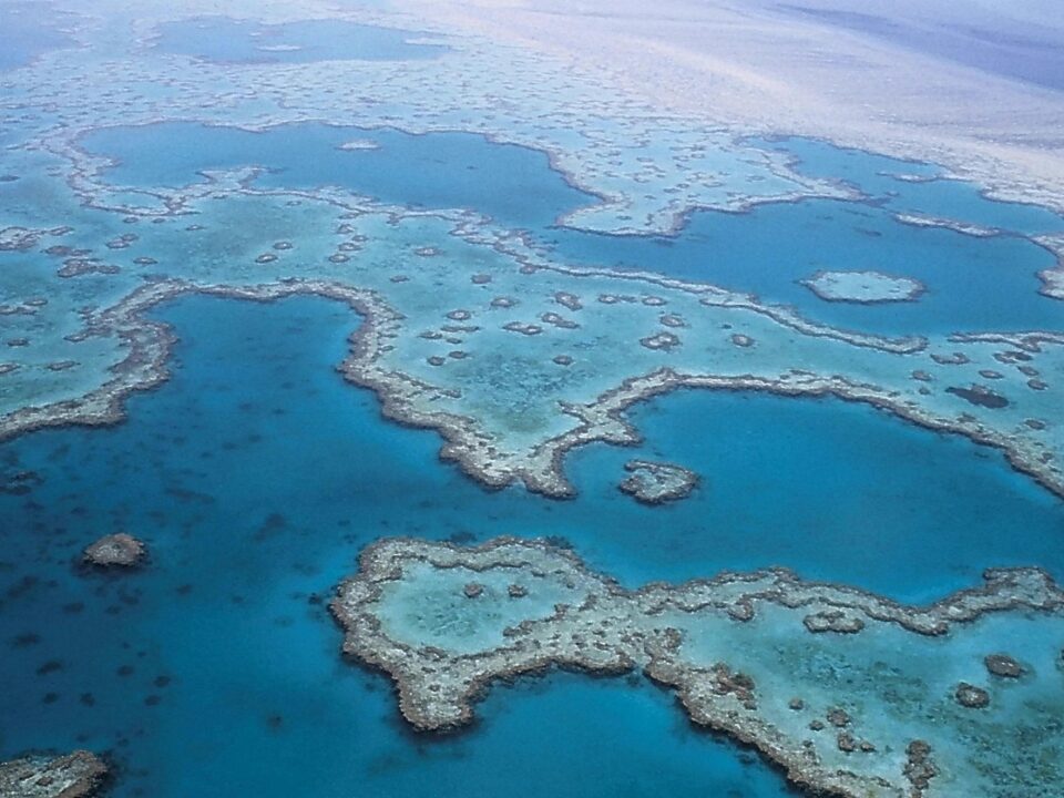 Great Barrier Reef von oben