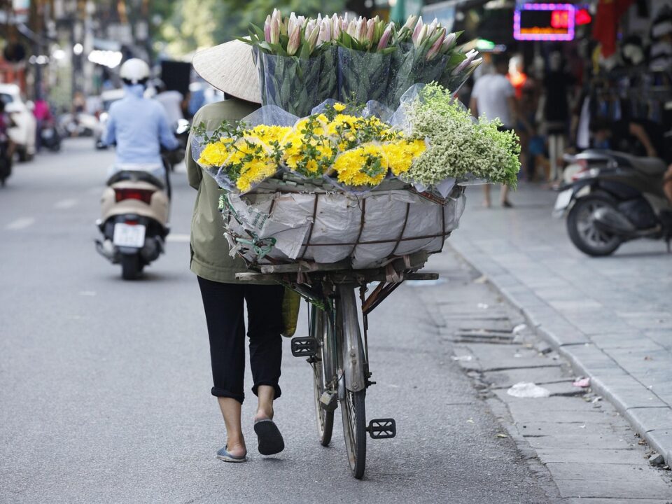 Straßenszene in Hanoi