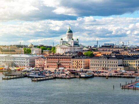 Blick auf Helsinki