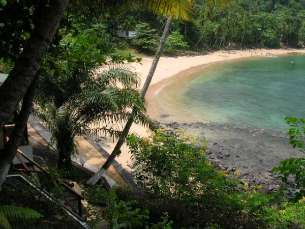 Strand auf São Tomé
