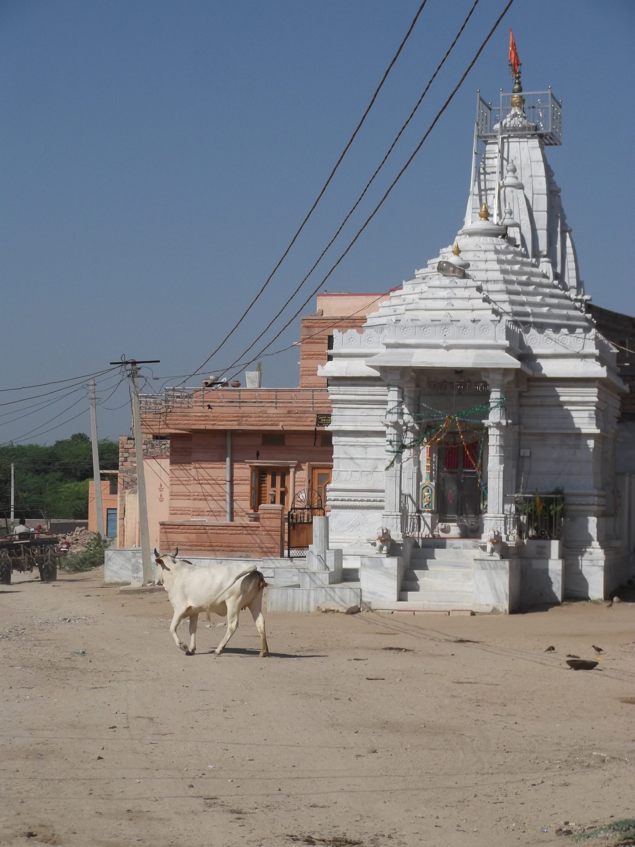 Dorfstraße in Chandelao Garh