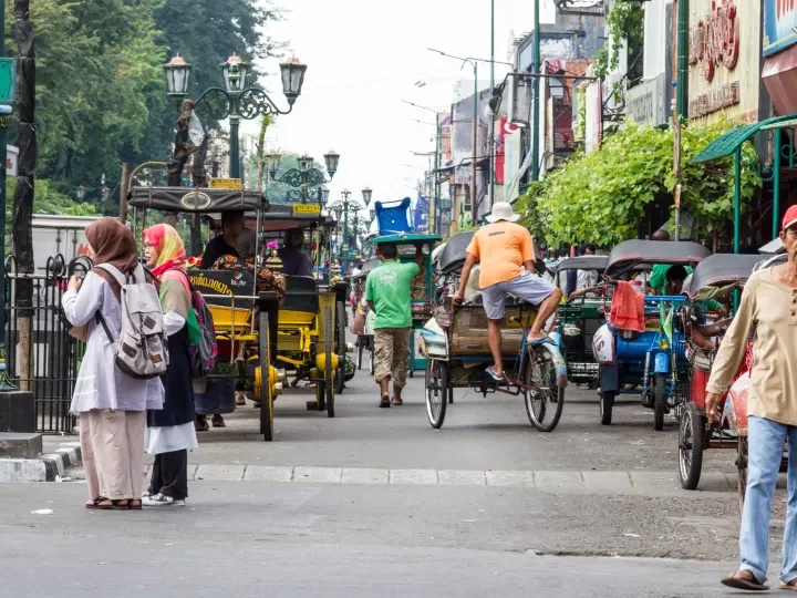 Malioboro Street in Yoyakarta