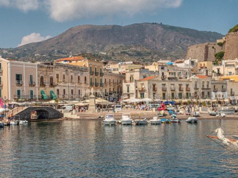 Blick auf Lipari