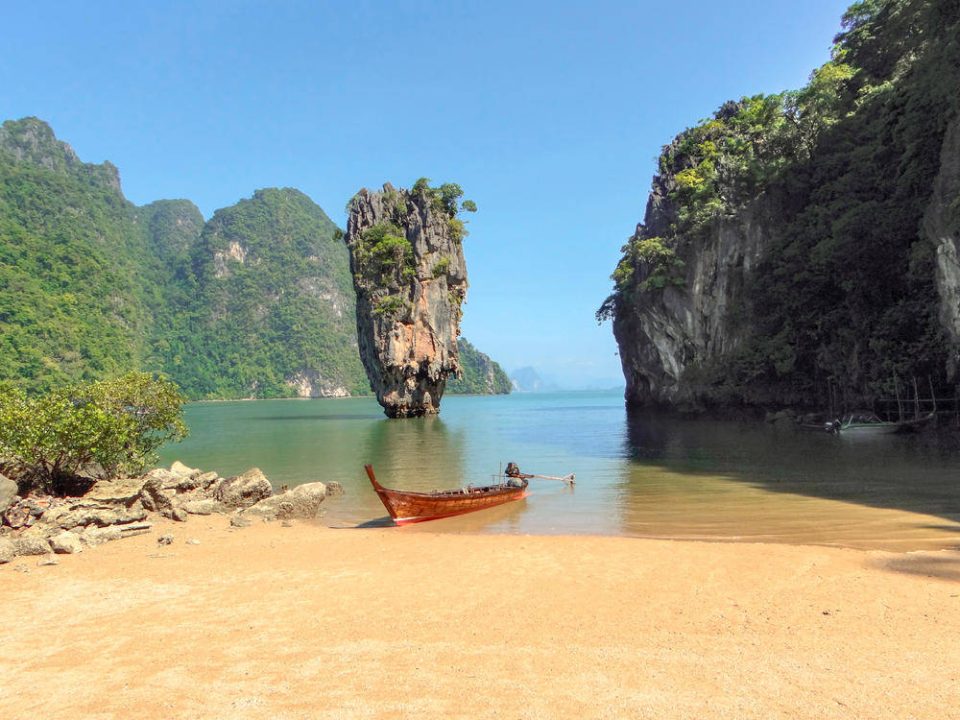 Der "James-Bond-Felsen" in Phang Nga