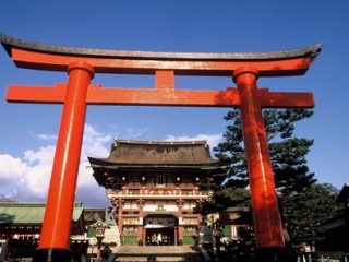 Tempel-Eingang in Kyoto