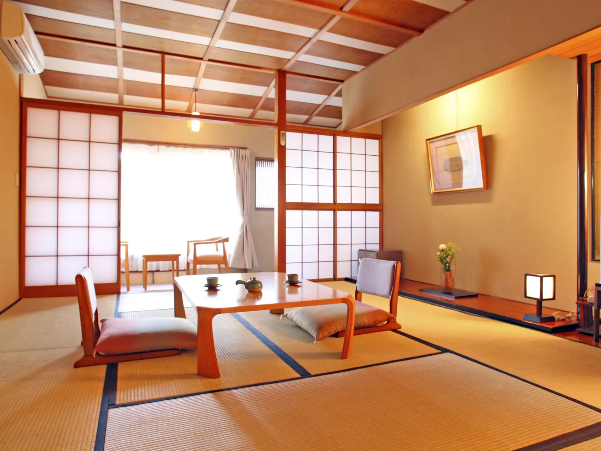 Ryokan-Zimmer im japanischen Stil