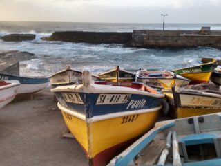 Fischerboote in Ponta do Sol