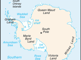 Karte von  Antarktis