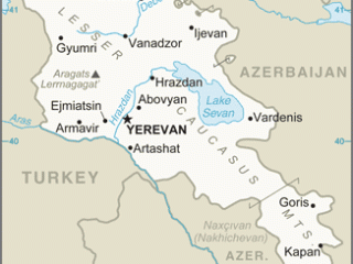 Karte von Armenien