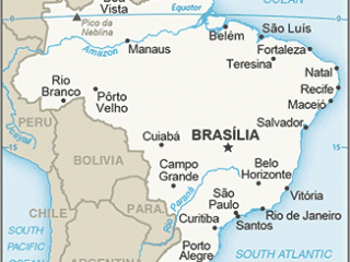Karte von  Brasilien