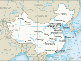Karte von  China