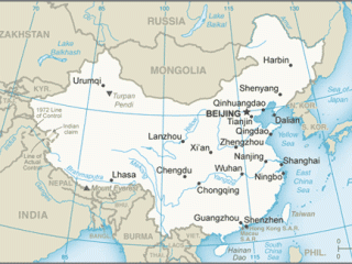 Karte von China