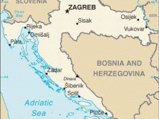 Karte von Kroatien