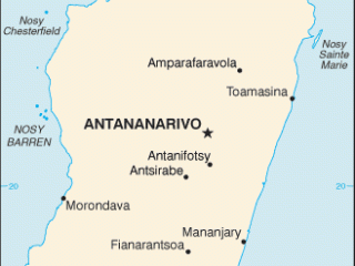 Karte von  Madagaskar