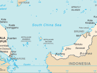 Karte von  Malaysia