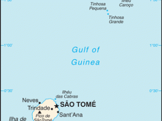Karte von São Tomé e Príncipe