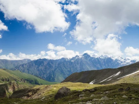 Kasbegi: Kaukasus-Panorama