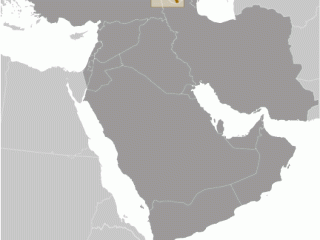Geographische Lage von Armenien