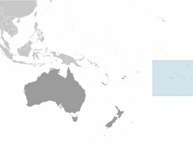 Geographische Lage von  Französisch Polynesien