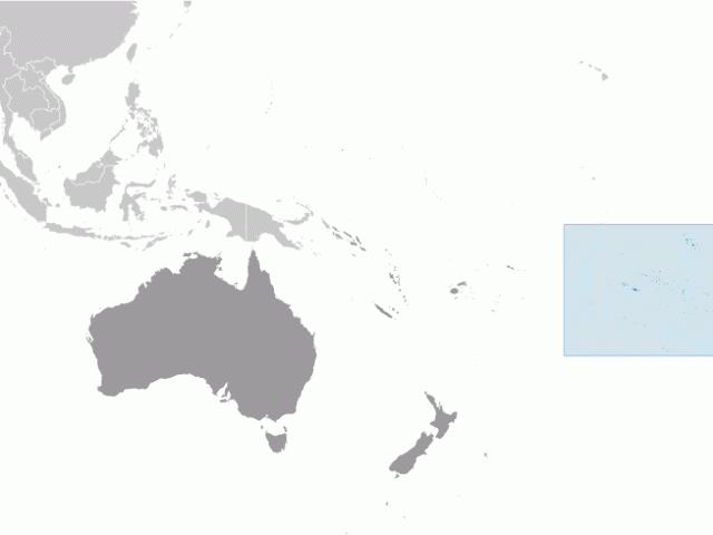 Geographische Lage von Französisch Polynesien
