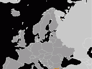 Geographische Lage von Griechenland