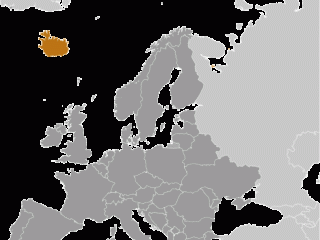 Geographische Lage von  Island