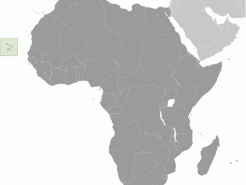 Geographische Lage von  Kapverden