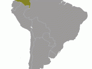 Geographische Lage von  Kolumbien