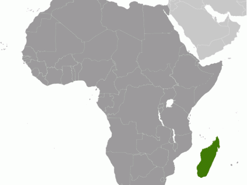 Geographische Lage von  Madagaskar