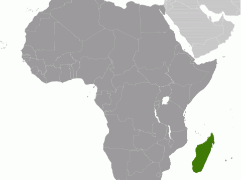 Geographische Lage von Madagaskar